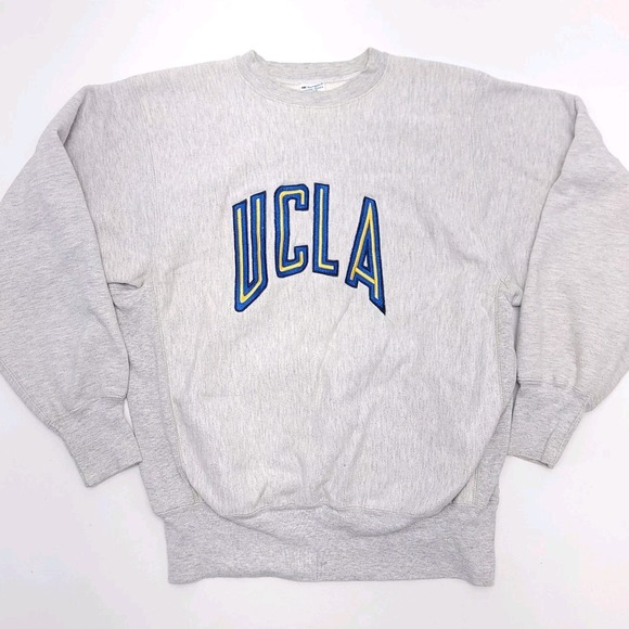 Champion Other - Vintage 80s Champion Reverse Weave Warmup UCLA Crewneck Sweatshirt‎ USA READ